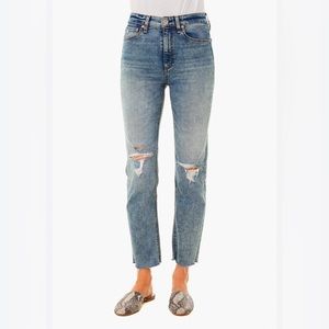 Rag & Bone Bloomfield Nina High-Rise Ankle Cigarette denim women’s jeans size 23